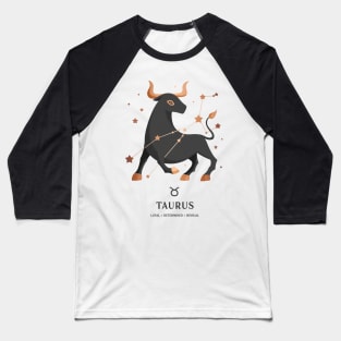 Taurus Constellation Zodiac Series Baseball T-Shirt